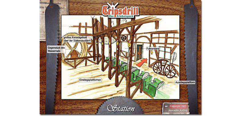 tripsdrill holzachterbahn sägewerk woodencoaster wooden coaster 