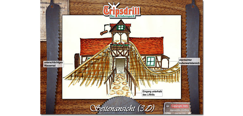 tripsdrill holzachterbahn sägewerk woodencoaster wooden coaster 