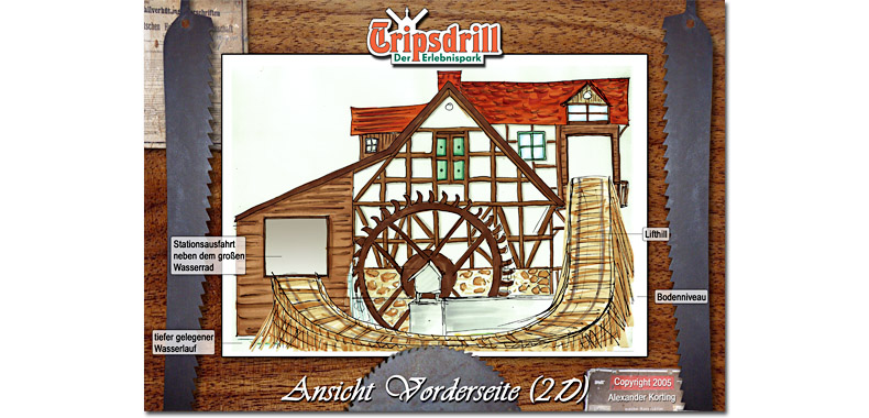 tripsdrill holzachterbahn sägewerk woodencoaster wooden coaster 