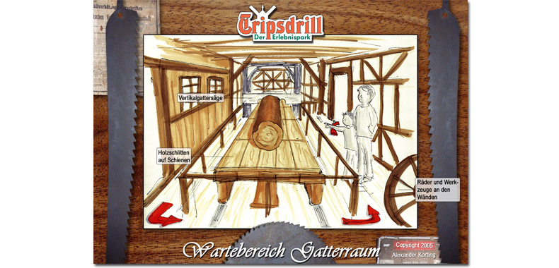 tripsdrill holzachterbahn sägewerk woodencoaster wooden coaster 